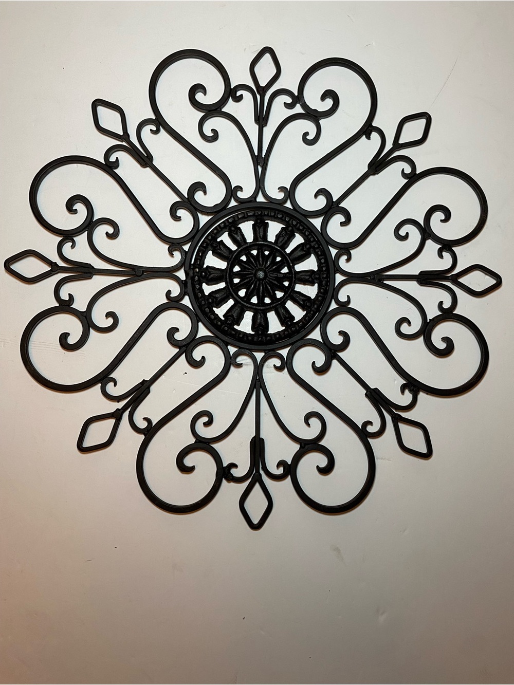 Traditional Iron Scroll Wall Decor- Elegant Scroll Design - Picture 2 of 9